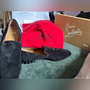 Christian Louboutin Men's Black Marquees Loafers size men’s 42 1/2